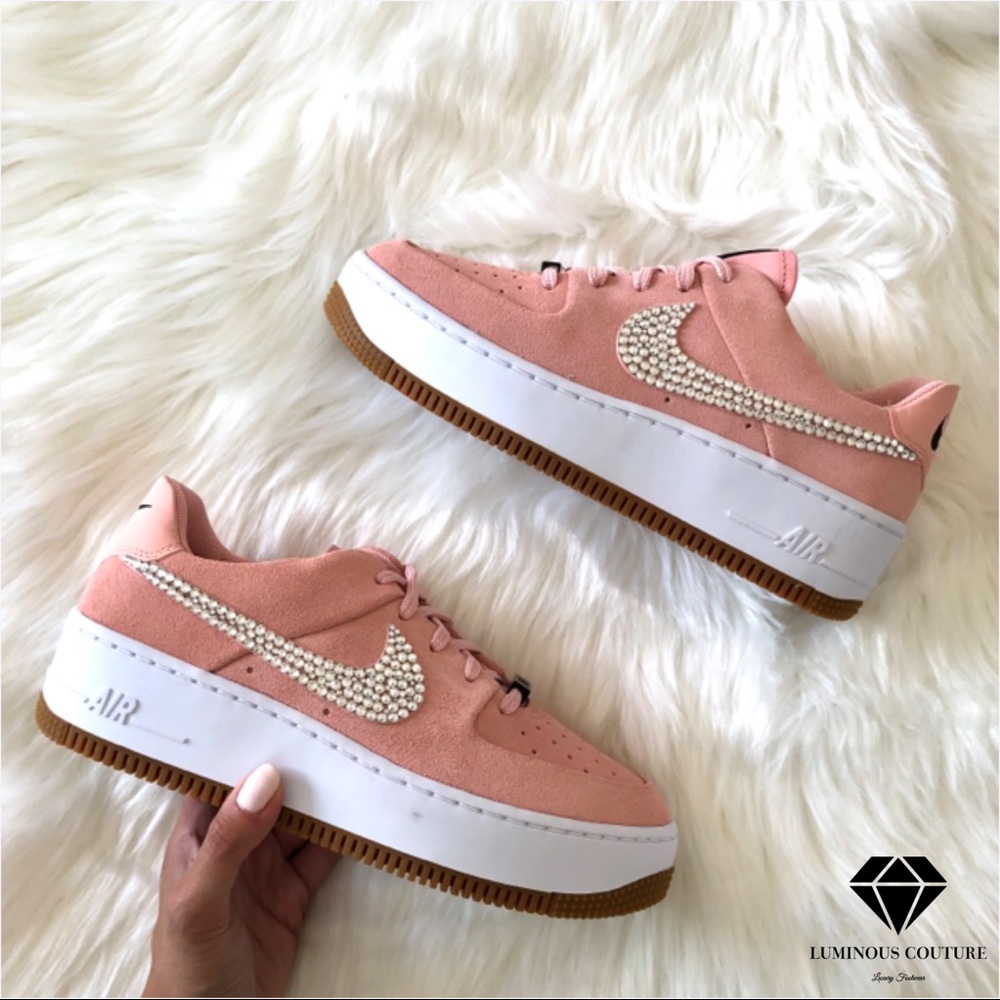 Swarovski Nike Air Force 1 Sage Low - Picture 3 of 9